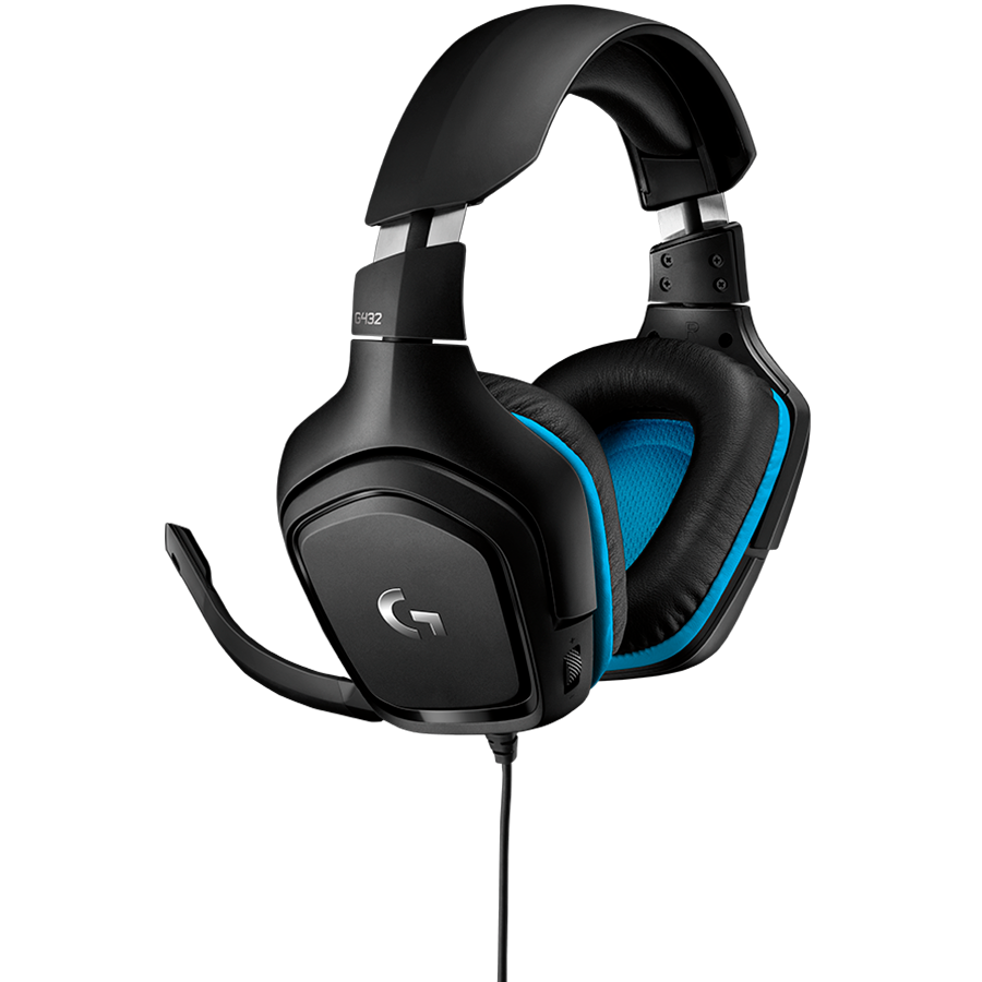 Austiņas Logitech G432 Wired Gaming Headset 7.1 - 981-000770 - foto 4
