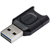 USB zibatmiņa Kingston MobileLite Plus USB3.2 Gen1 microSDHC/SDXC UHS-II Card Reader, EAN: 740617301816 (MLPM)