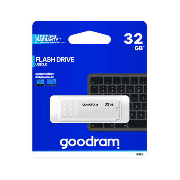 Clé USB Goodram USB 2.0 32GB White (TGD-UME20320W0R11) - photo 2