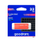 USB zibatmiņa Goodram USB 3.0 32GB Orange (TGD-UME30320O0R11)