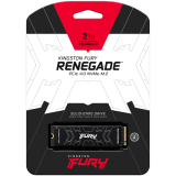 Disque SSD Kingston 2000G Fury Renegade PCIe 4.0 NVMe M.2 SSD. (SFYRD/2000G)