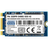 SSD GOODRAM S400U 120GB SSD, M.2 2242, SATA 6 Gb/s, (SSDPB-S400U-256-42)