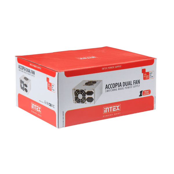 Barošanas bloks ATX Accopia 600W INTEX (KOM0219) - foto 2