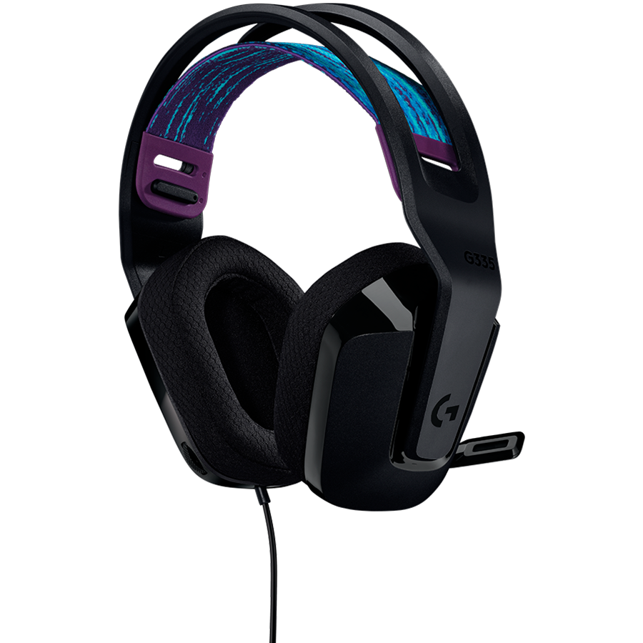 LOGITECH G335 Wired Gaming Headset - BLACK - 3.5 MM - 981-000978