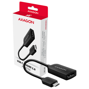 A modern USB-C -> HDMI 2.0 active adapter AXAGON RVC-HI2