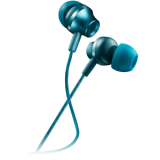 Austiņas Earphones Canyon SEP-3 Mic 1.2m Blue Green (CNS-CEP3BG)