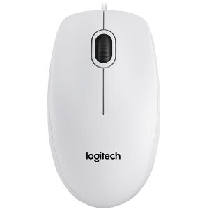 Souris Logitech B100 Corded Mouse - WHITE - 910-003360