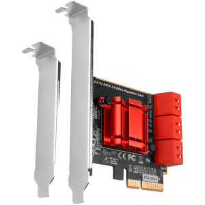Serveru piederums Six-channel SATA III PCI-Express controller - PCES-SA6 - foto 4