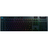 Tastatūra LOGITECH G915 TKL LIGHTSPEED Wireless Mechanical Gaming Keyboard - CARBON - US INT'L - CLICKY (920-009537)