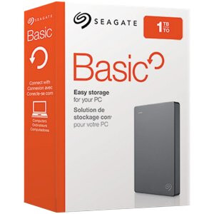 Ārējie cietie diski un SSD SEAGATE HDD External Basic (2.5'/1TB/USB 3.0) - STJL1000400