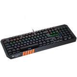 Tastatūra CANYON Hazard GK-6 Black ENG/RU (CND-SKB6-US)