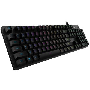 Tastatūra LOGITECH G512 Corded LIGHTSYNC Mechanical Gaming Keyboard - CARBON - NORDIC - USB - LINEAR - 920-009367