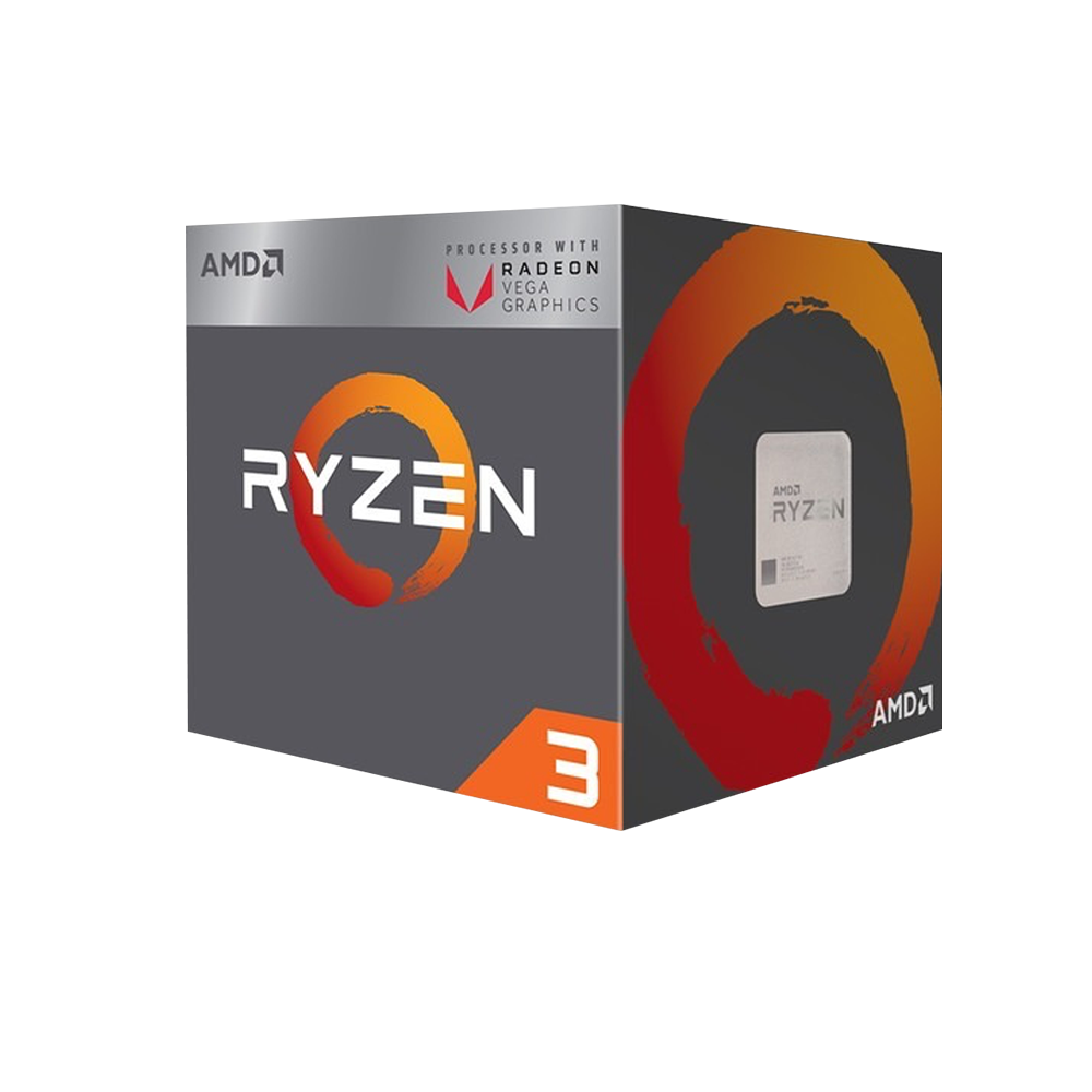 Procesors AMD Ryzen 3 4C/4T 2200G (3.7GHz,6MB,65W,AM4) tray, with RX Vega Graphics (YD2200C5M4MFB)