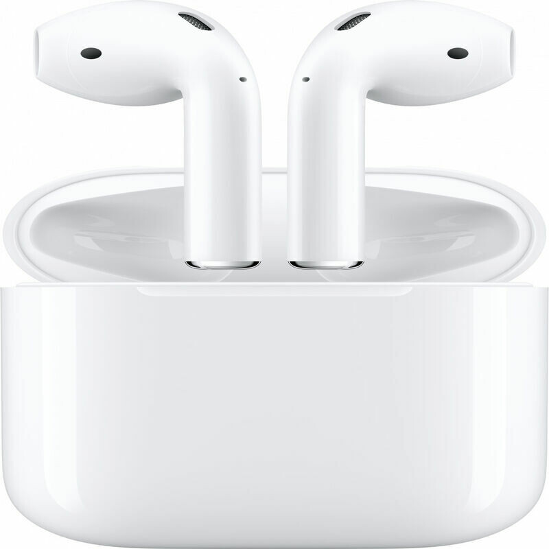 Austiņas Apple AirPods (2nd generation) with Charging Case, Model: A2032, A2031, A1602 (MV7N2_ELL) - foto 2