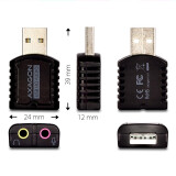 AXAGON ADA-17 USB2.0 - Stereo HQ Audio Mini Adapter 24bit 96kHz (ADA-17)