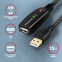 Axagon ADR-215 Active extension USB 2.0 A-M > A-F cable, 15 m long. Power supply option (ADR-215) - foto 5