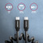 Axagon Data and charging USB 2.0 PD 60W, 3A. Black twisted. (BUCM-CM20TB) - foto 3