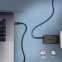 Axagon Data and charging USB 2.0 PD 60W, 3A. Black braided. (BUCM-CM15AB) - foto 2