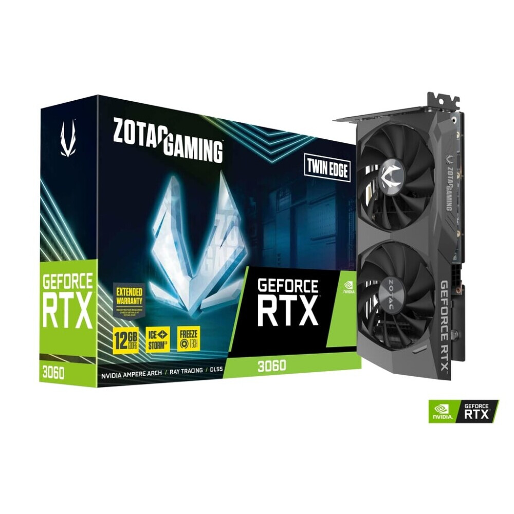 Videokarte ZOTAC GAMING GeForce RTX 3060 Twin Edge (ZT-A30600H-10M)