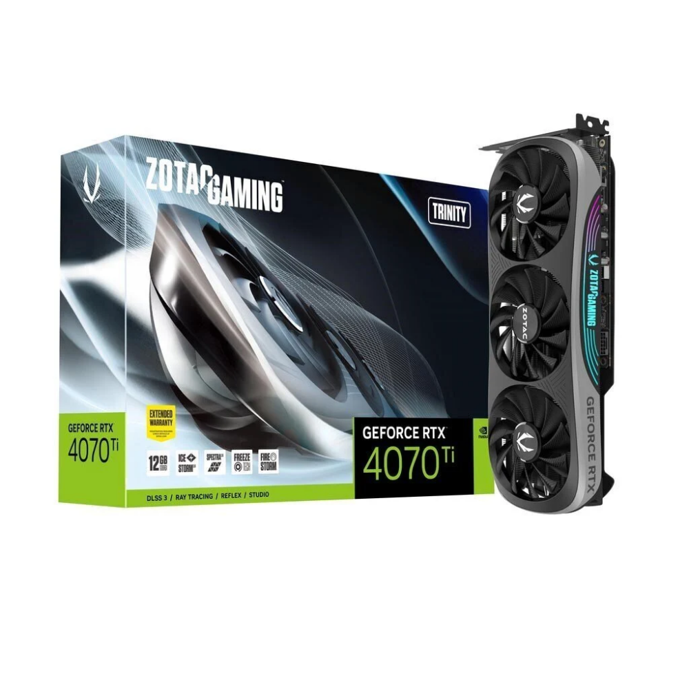 Videokarte ZOTAC GeForce GAMING RTX 4070Ti 12GB Trinity (ZT-D40710D-10P)