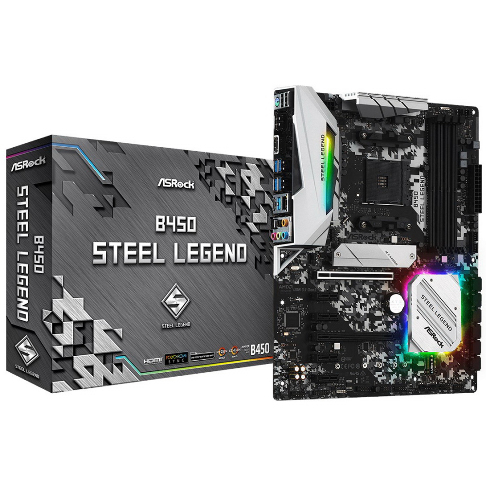 Carte mère ASROCK B450 STEEL LEGEND(B450 STEEL LEGEND)