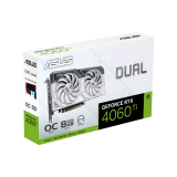 Videokarte ASUS DUAL GeForce RTX 4060 Ti White (90YV0J42-M0NA00)