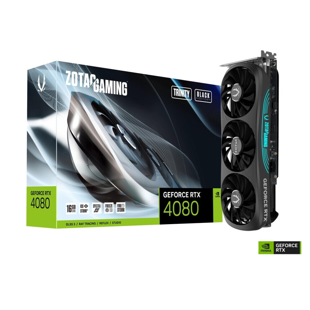 Carte graphique ZOTAC GeForce GAMING RTX4080 Trinity Black 16GB  (ZT-D40810P-10P)