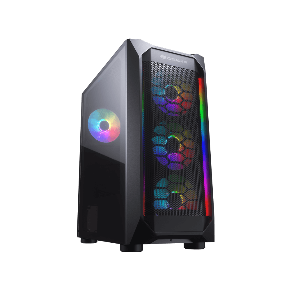 Datoru korpuss Cougar MX410 Mesh-G RGB Midi-Tower (CGR-5VM6B-MESH-G-RGB)