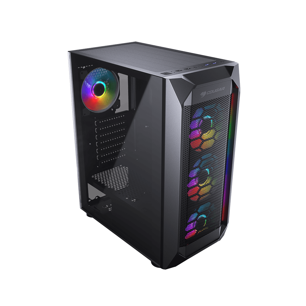 Datoru korpuss Cougar MX410 Mesh-G RGB Midi-Tower (CGR-5VM6B-MESH-G-RGB) - foto 3