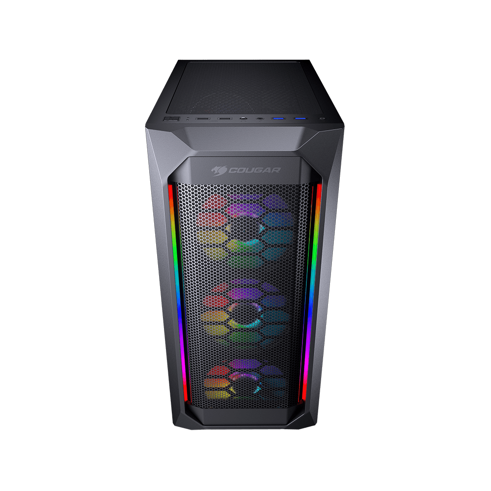 Datoru korpuss Cougar MX410 Mesh-G RGB Midi-Tower (CGR-5VM6B-MESH-G-RGB) - foto 4