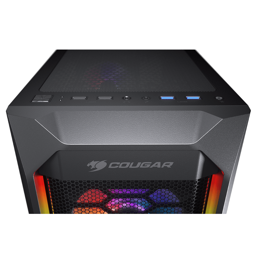 Datoru korpuss Cougar MX410 Mesh-G RGB Midi-Tower (CGR-5VM6B-MESH-G-RGB) - foto 6