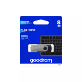 USB zibatmiņa GOODRAM 8GB UTS2 BLACK USB 2.0 (UTS2-0080K0R11)