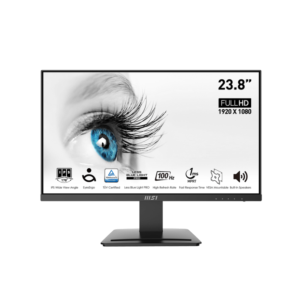 Monitors MSI 23.8inch IPS 1920x1080 (PRO MP243X)