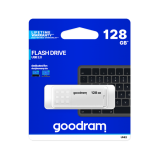 USB zibatmiņa GOODRAM 128GB UME2 WHITE USB 2.0 (UME2-1280W0R11)