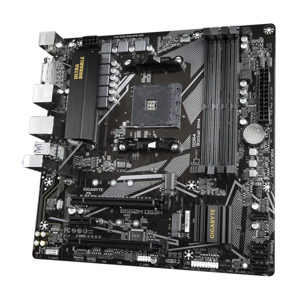 Motherboard GIGABYTE B550M DS3H (B550M DS3H) - photo 3
