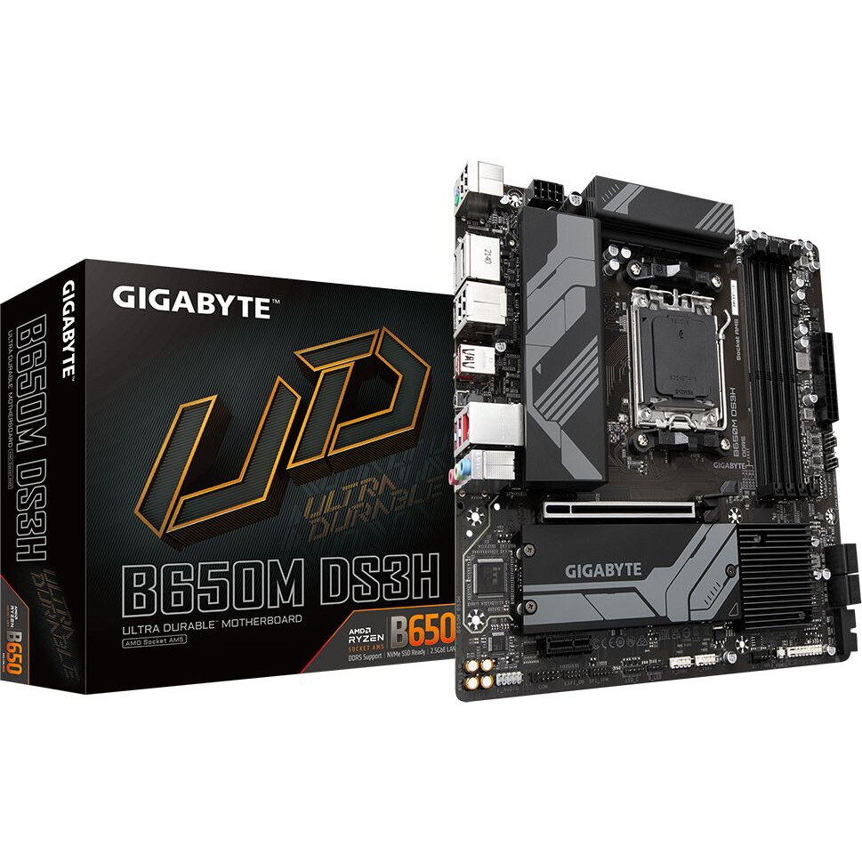 Motherboard GIGABYTE B650M DS3H (B650M DS3H)