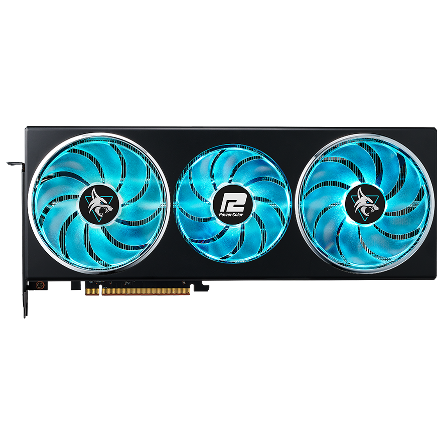 Videokarte POWERCOLOR Hellhound Radeon RX 7800 XT (RX7800XT 16G-L/OC/WHITE)