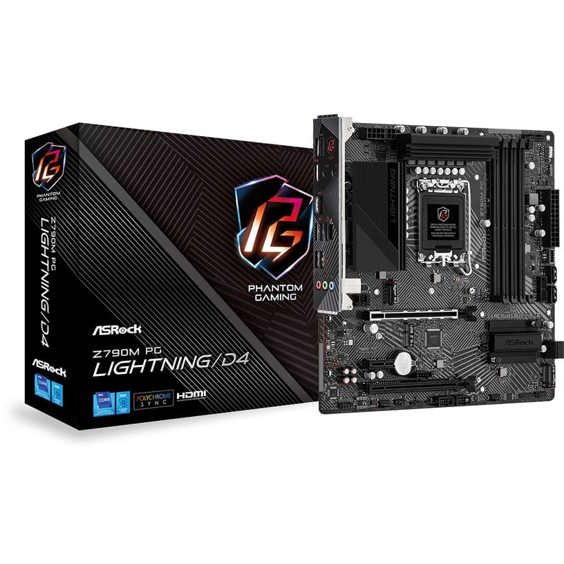 Carte mère ASROCK Z790M PG LIGHTNING/D4 (Z790M PG LIGHTNING/D4) - photo 4