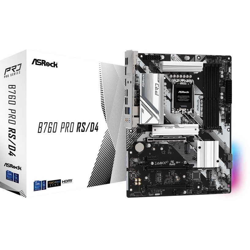 Pamatplate ASROCK B760 PRO RS/D4 (B760 PRO RS/D4) - foto 5