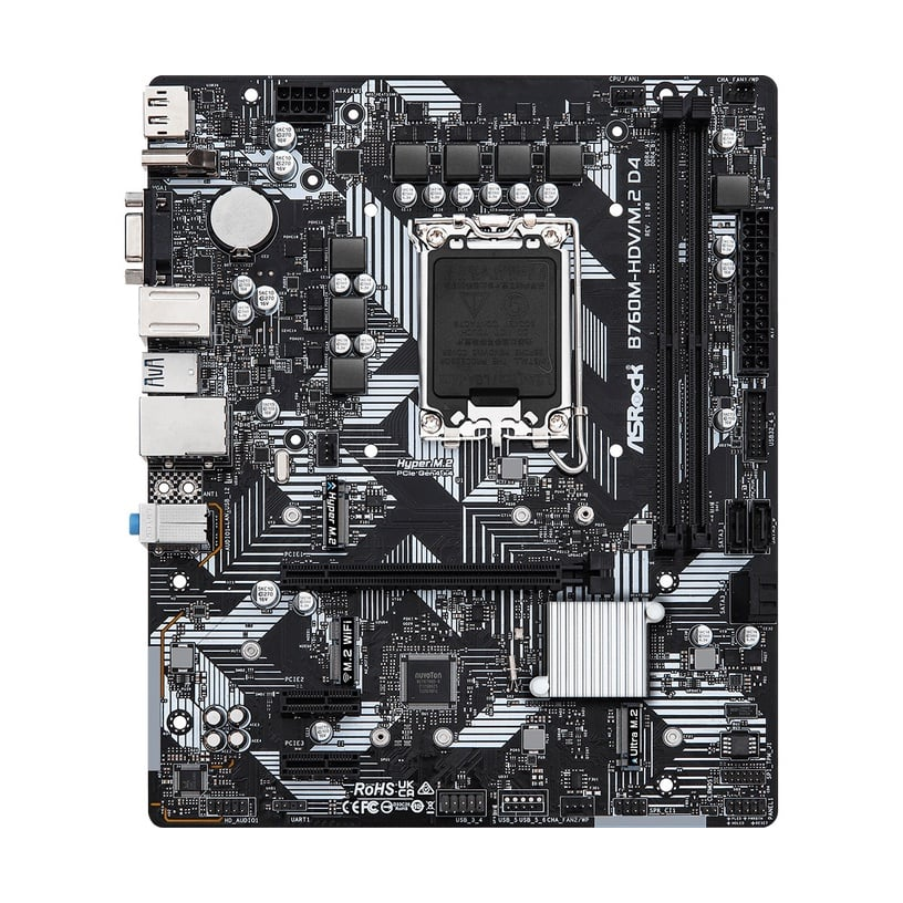 Pamatplate ASROCK B760M-HDV/M.2 D4(B760M-HDV/M.2 D4) - foto 3