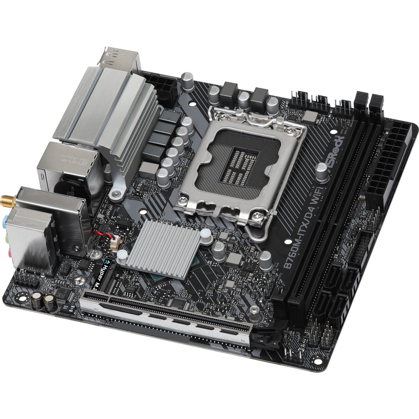 Pamatplate ASROCK B760M-ITX/D4 WIFI(B760M-ITX/D4 WIFI) - foto 3
