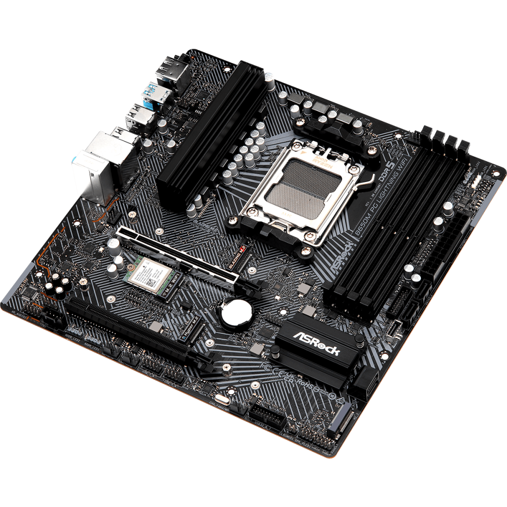 Pamatplate ASROCK B650M PG LIGHTNING WIFI(B650M PG LIGHTNING WIFI) - foto 2