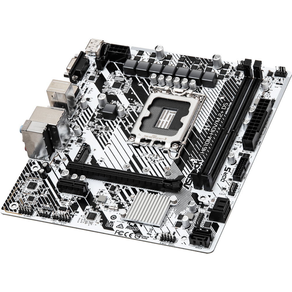 Pamatplate ASROCK H610M-HDV/M.2+(H610M-HDV/M.2+ D5) - foto 2