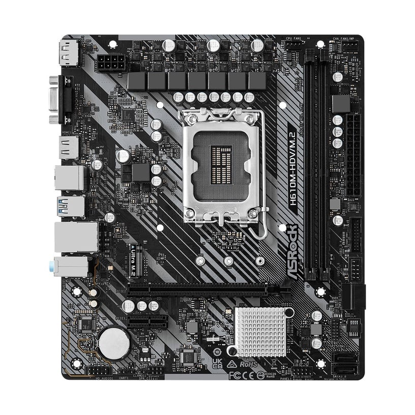 Pamatplate ASROCK H610M-HDV/M.2 R2.0(H610M-HDV/M.2 R2.0) - foto 2