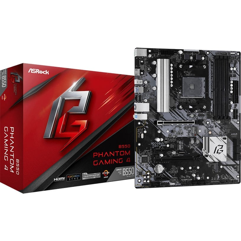 Pamatplate ASROCK B550 Phantom Gaming 4(B550 PHANTOM GAMING 4) - foto 5