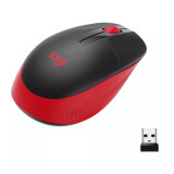 Pele LOGI M190 Full-size wireless Red (910-005908)