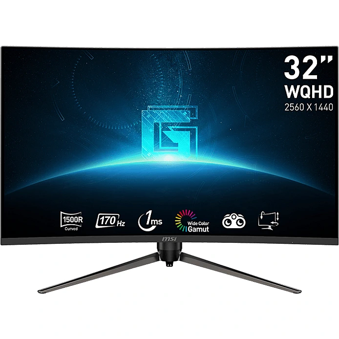 Monitors MSI G32CQ5P 31.5inch VA WQHD Curved (G32CQ5P)