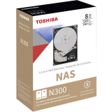 Hard drive TOSHIBA N300 NAS 3.5" 8TB (HDWG480EZSTA)