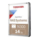 Cietais disks TOSHIBA N300 NAS 14TB SATA-III (HDWG51EEZSTAU)