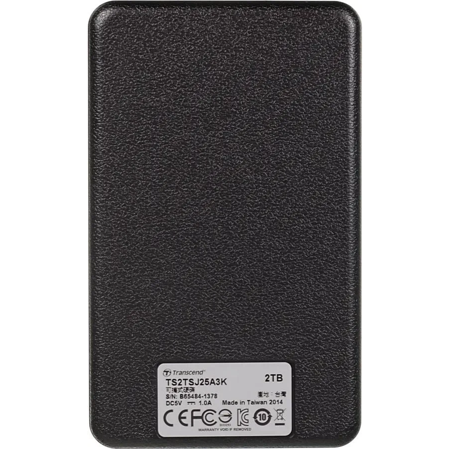 Ārējie cietie diski un SSD Transcend StoreJet 25A3 2Tb Black (TS2TSJ25A3K) - foto 2